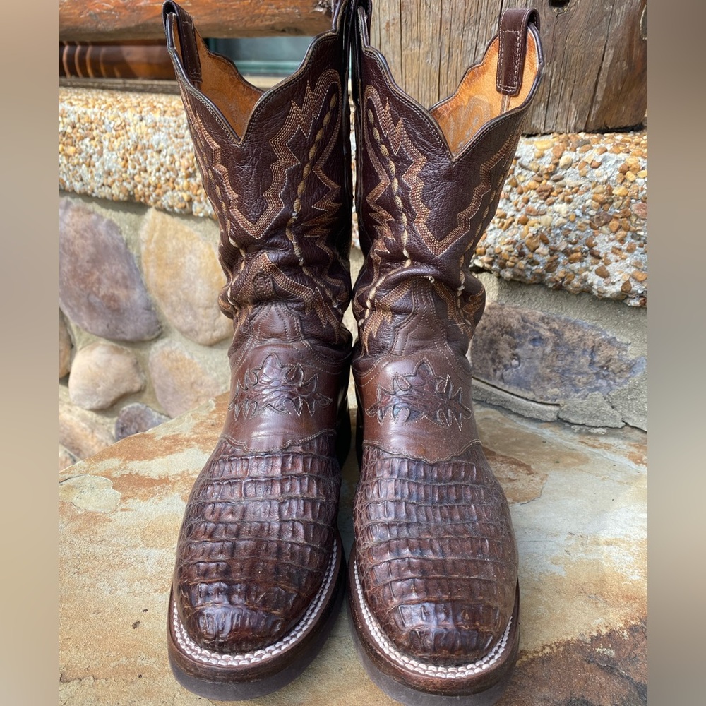 Lucchese 2000 Caiman Leather Women’s Boots